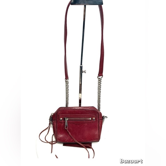 Rebecca Minkoff Cross Body Burgundy leather bag - Picture 3 of 10